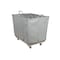 Steele Canvas Basket 12 BU Permanent Truck Grey Vinyl w/Grey Vinyl - 5in Casters 9212VGRYVGRYW5 - alternate 1